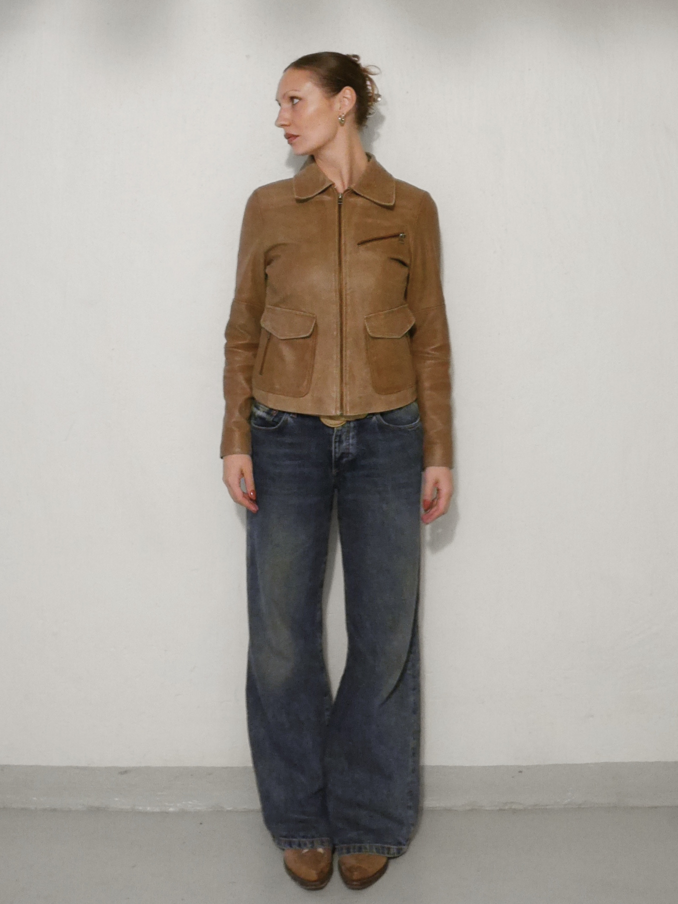faux suede jacket
