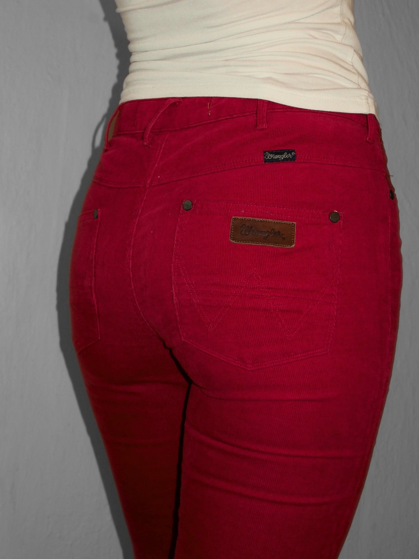 wrangler flared jeans