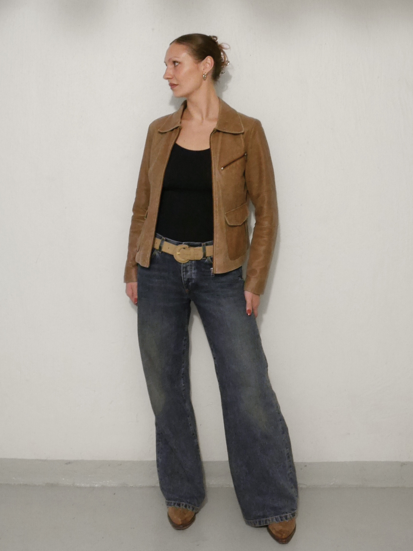 faux suede jacket
