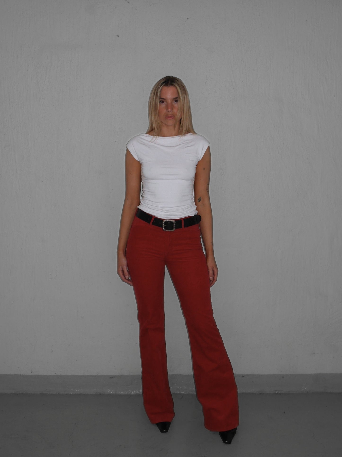 wrangler flared jeans