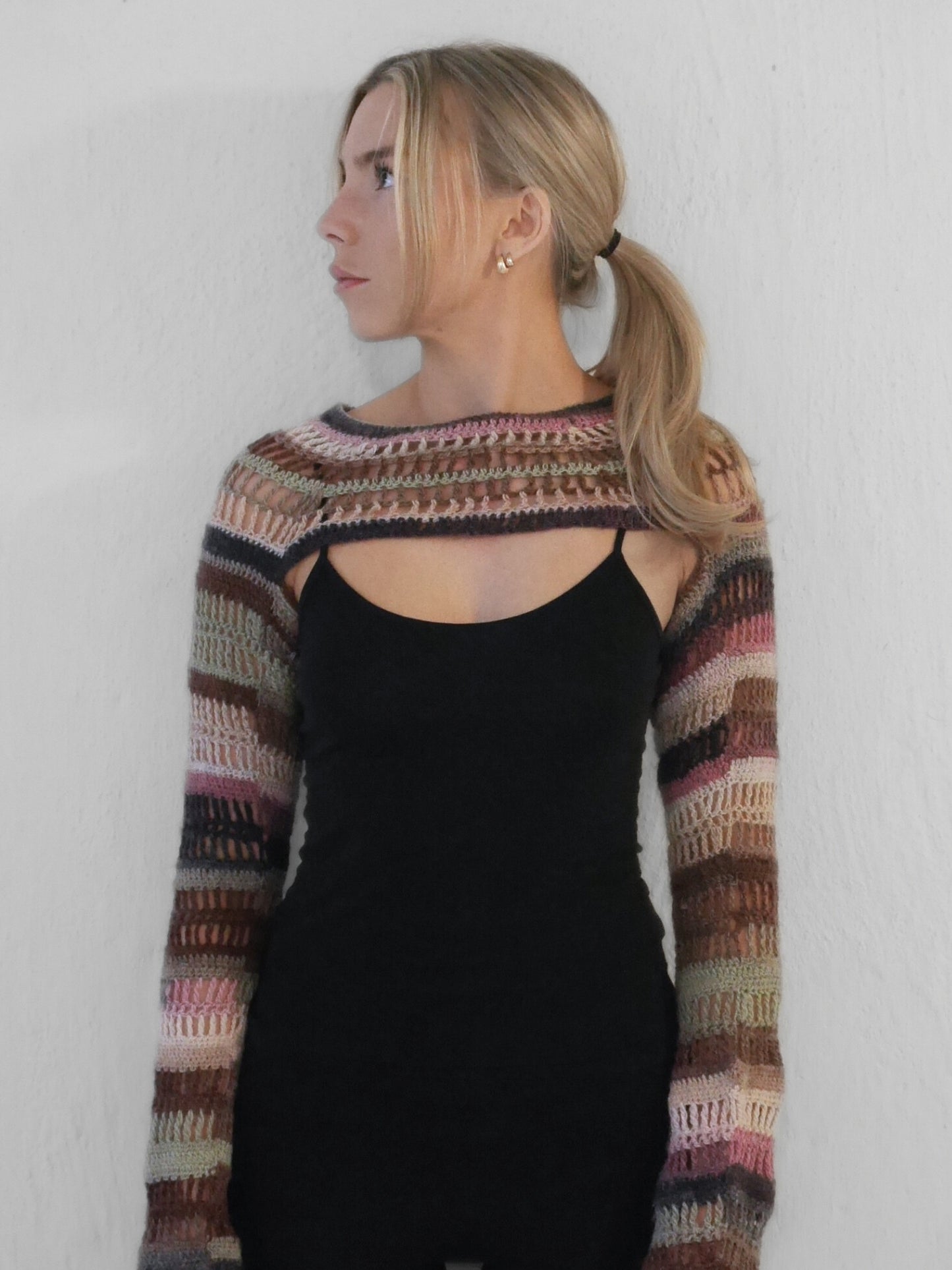 hand made knit bolero