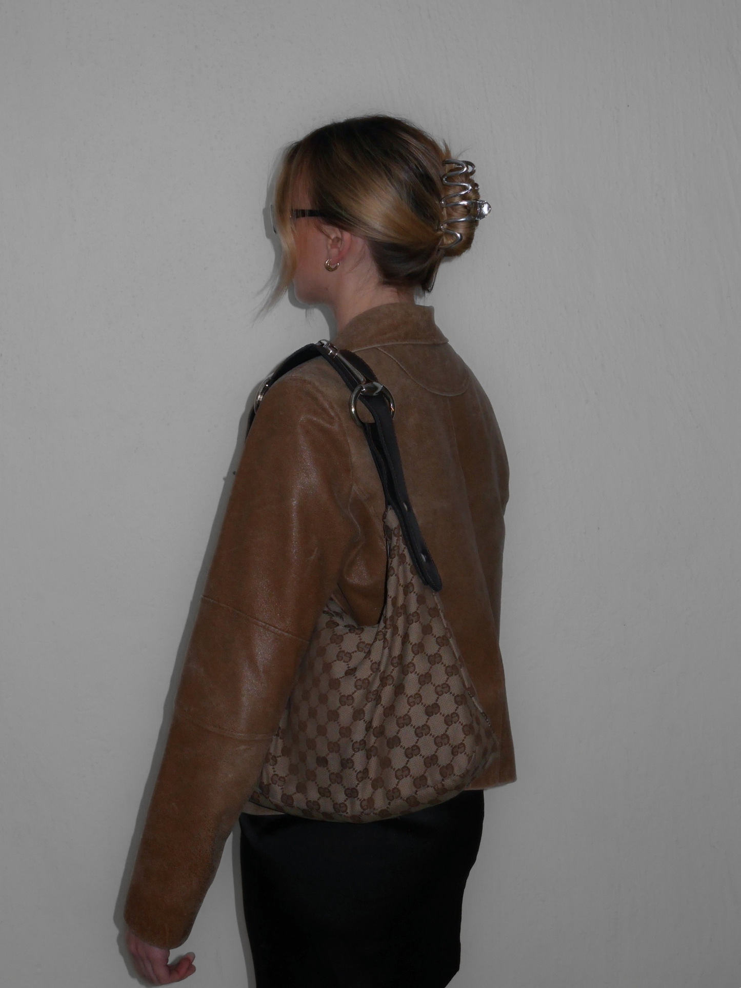 faux suede jacket