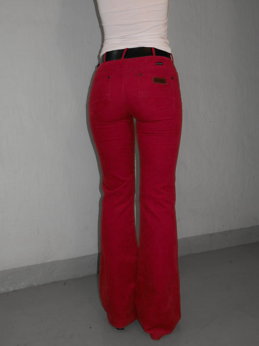wrangler flared jeans