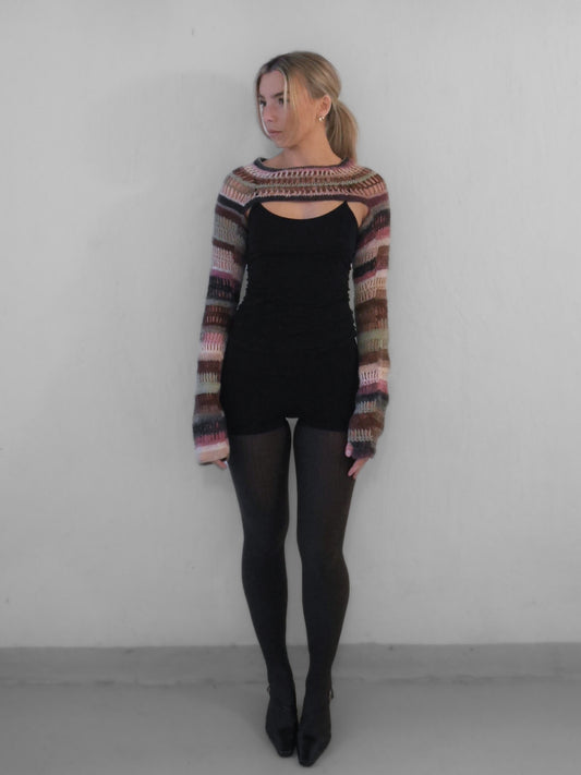 hand made knit bolero